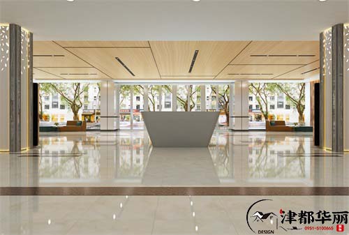 吴忠银川华益商场大厅装修设计方案|打造优质的服务型空间