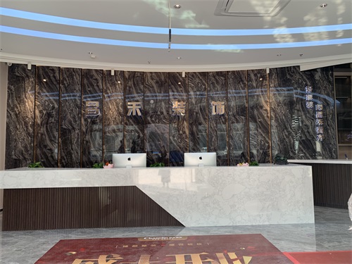 吴忠津都华丽工装承接昌禾装饰办公楼装修完工实景拍摄