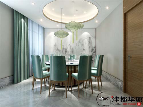 吴忠餐厅装修设计项目|津都华丽设计