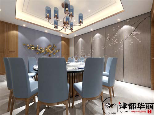 吴忠餐厅装修设计项目|津都华丽设计