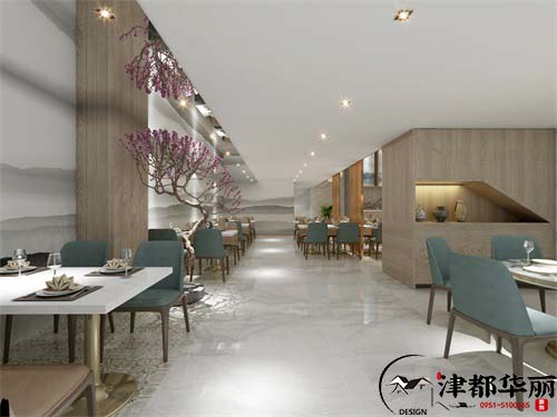 吴忠餐厅装修设计项目|津都华丽设计