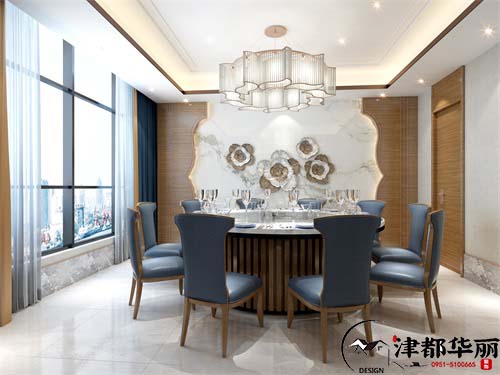 吴忠餐厅装修设计项目|津都华丽设计