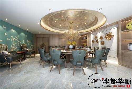 吴忠餐厅装修设计项目|津都华丽设计