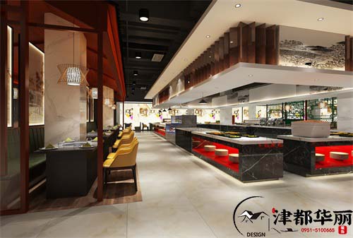 吴忠老川香火锅店设计方案鉴赏|吴忠火锅店设计装修公司推荐