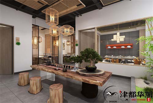 吴忠锦湘楼餐厅设计方案鉴赏|吴忠餐厅设计装修公司推荐