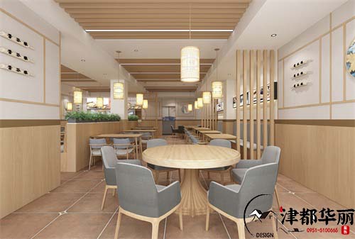 吴忠百盛餐厅设计方案鉴赏|吴忠餐厅设计装修公司推荐