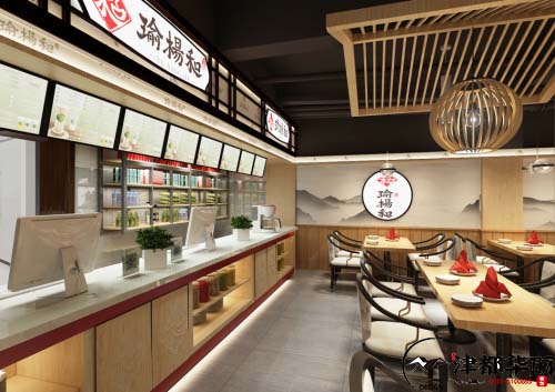 吴忠镹臻装饰设计|吴忠湖滨街家常菜馆装修设计方案