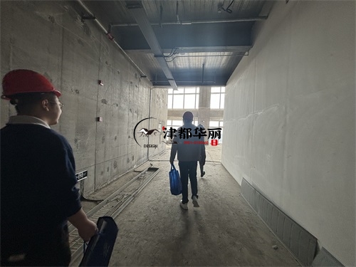 吴忠装修公司|吴忠邱悦办公楼设计现场复尺
