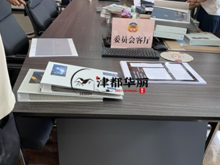 吴忠装修公司|吴忠君临售楼部样板间设计装修项目现场选择样品