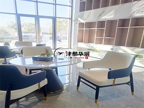 吴忠售楼部大厅装修设计项目|津都华丽设计
