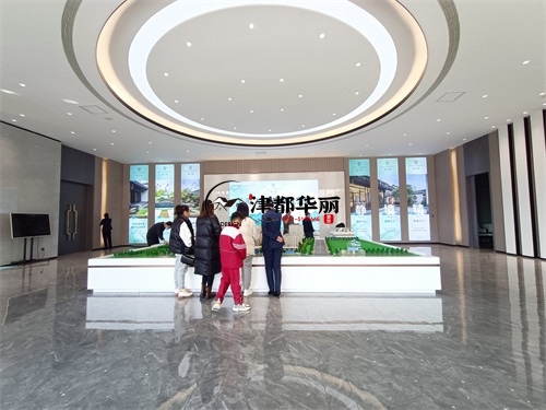 吴忠售楼部大厅装修设计项目|津都华丽设计