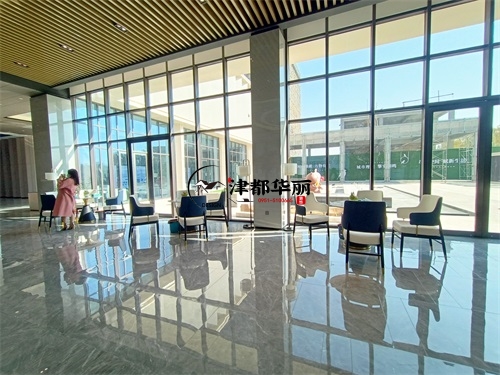 吴忠售楼部大厅装修设计项目|津都华丽设计