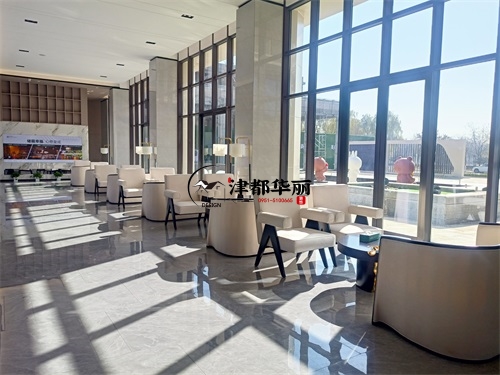 吴忠售楼部大厅装修设计项目|津都华丽设计