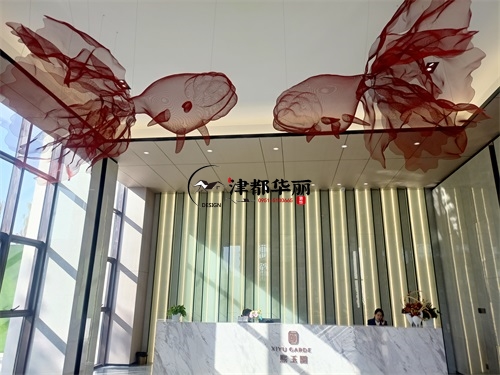 吴忠售楼部大厅装修设计项目|津都华丽设计