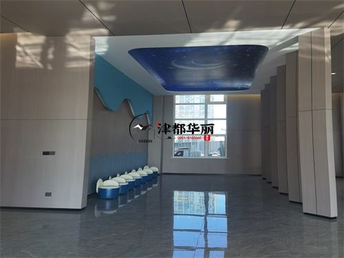 吴忠售楼部大厅装修设计项目|津都华丽设计