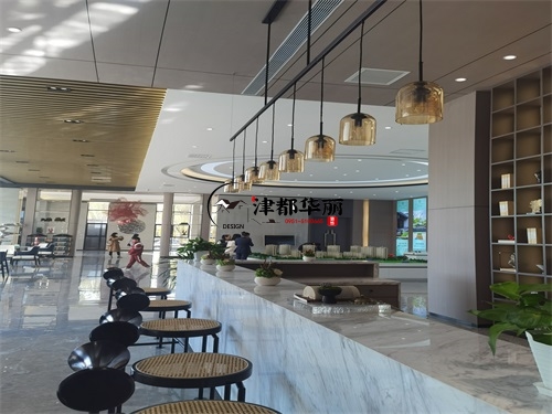 吴忠售楼部大厅装修设计项目|津都华丽设计