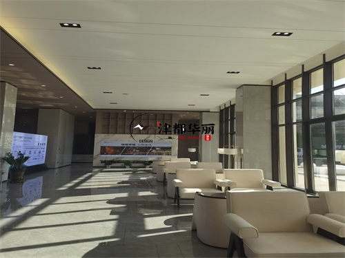 吴忠售楼部大厅装修设计项目|津都华丽设计