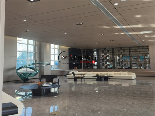 吴忠售楼部大厅装修设计项目|津都华丽设计