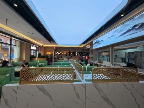 吴忠餐厅装修设计项目|津都华丽设计