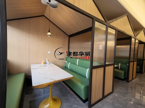 吴忠餐厅装修设计项目|津都华丽设计